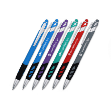 branded antimicrobial pens in multiple colors