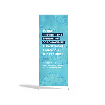 prevent the spread x-stand banner