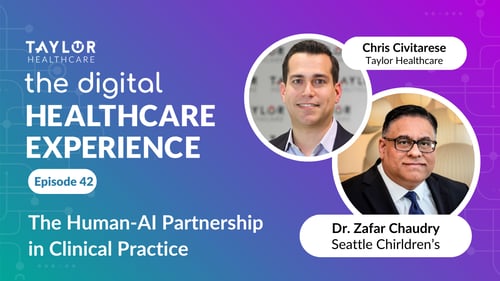 Featured image for article: The Digital Healthcare Experience - The Human-AI Partnership in Clinical Practice