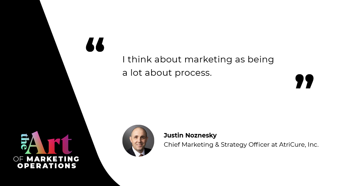 “I think about marketing as being a lot about process.” — Justin Noznecsky