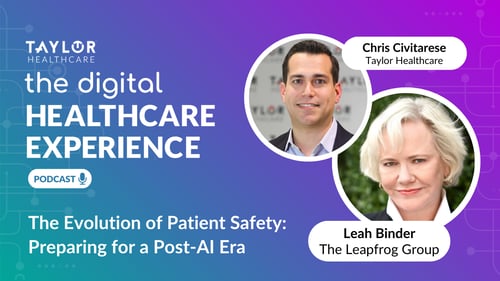 Featured image for article: The Digital Healthcare Experience - The Evolution of Patient Safety: Preparing for a Post-AI Era