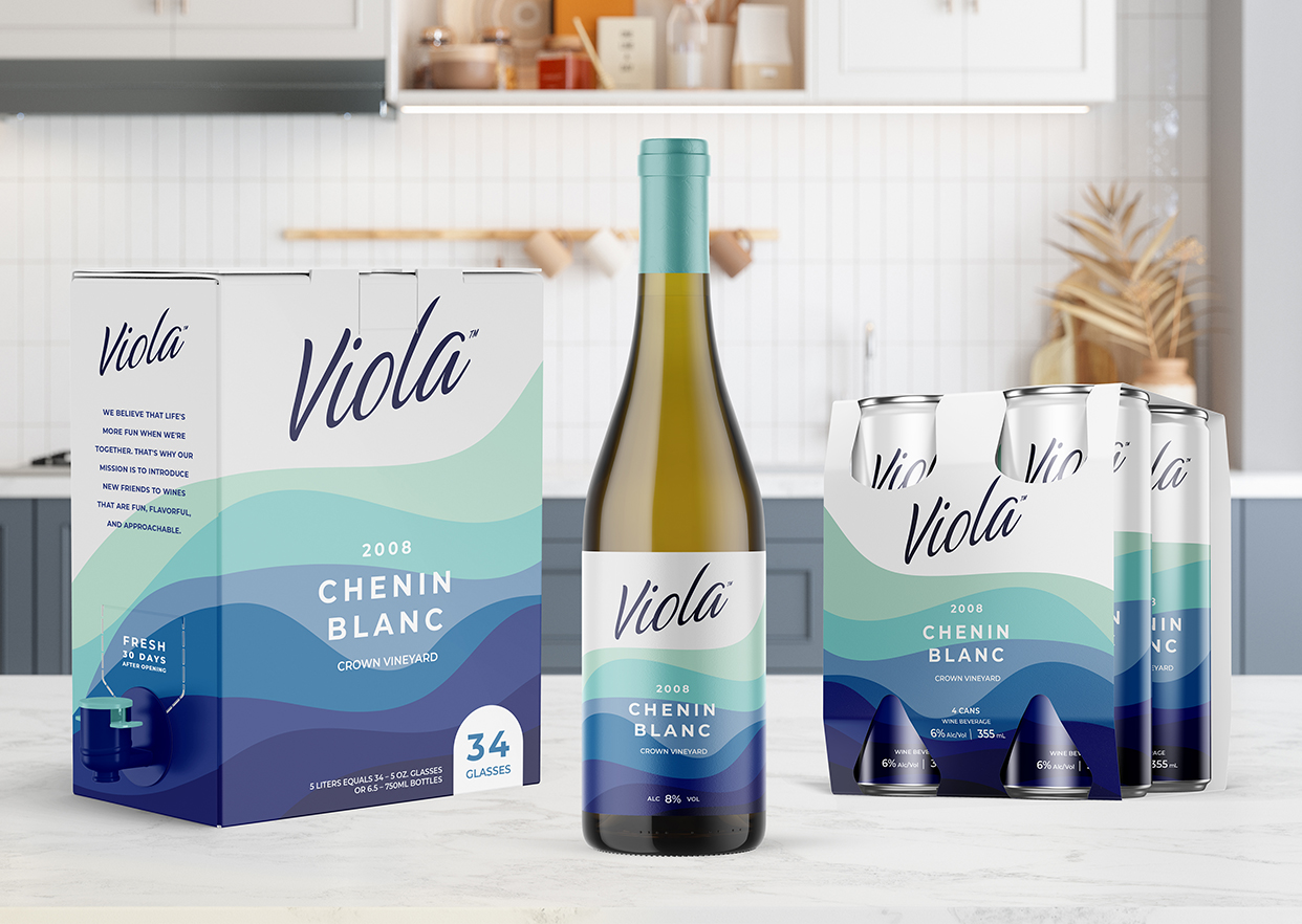 Wine packaging example
