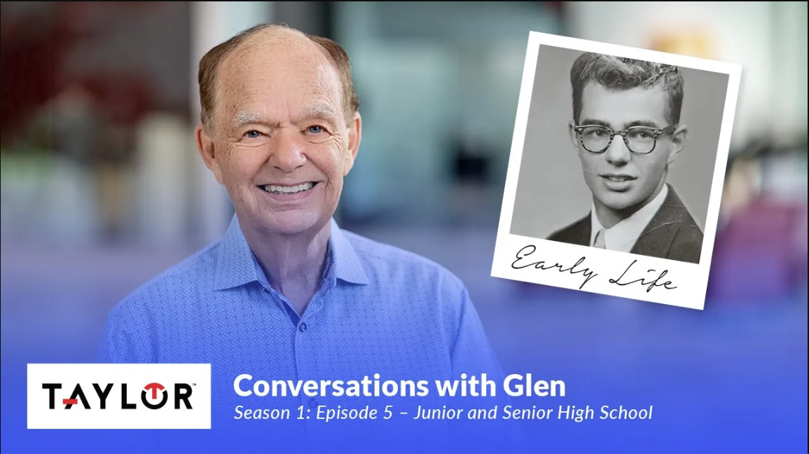Featured image for article: Conversations with Glen Taylor: S1 Ep. 5 -Jr. High and High School