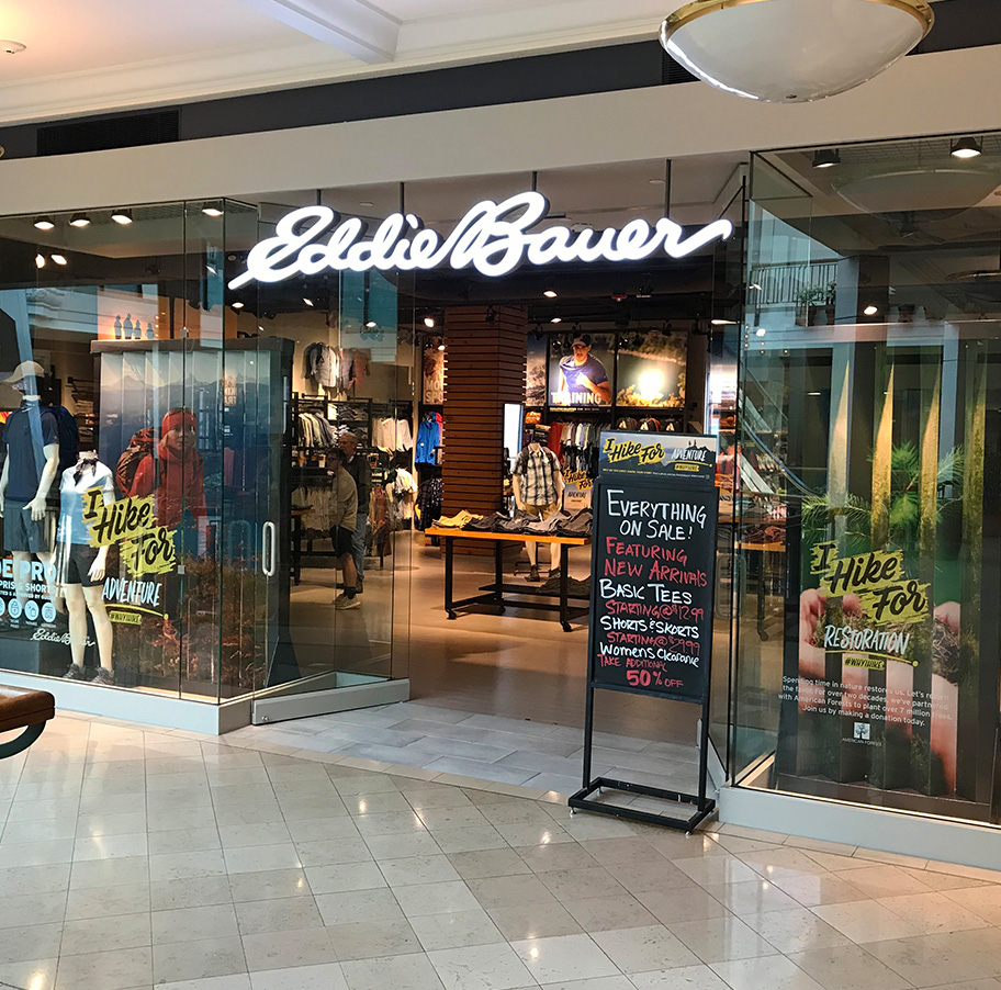 eddie bauer storefront