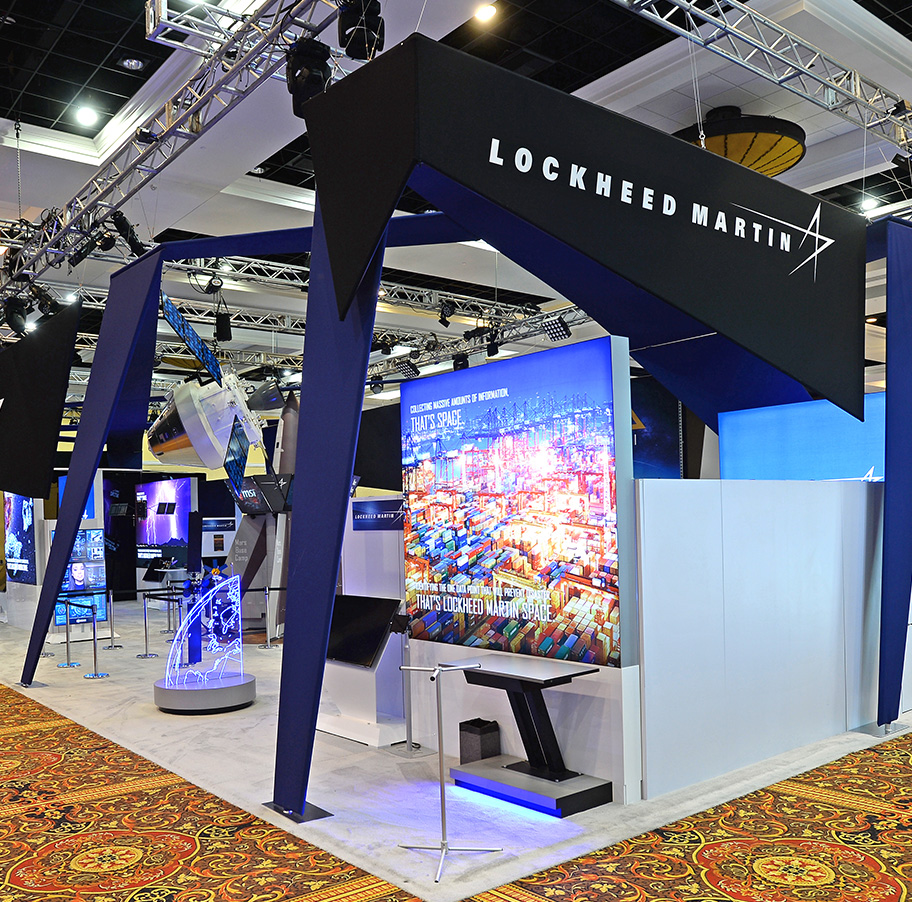 lockheed martin trade show booth