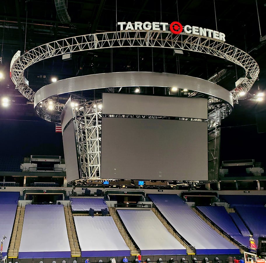 timberwolves target center arena cover