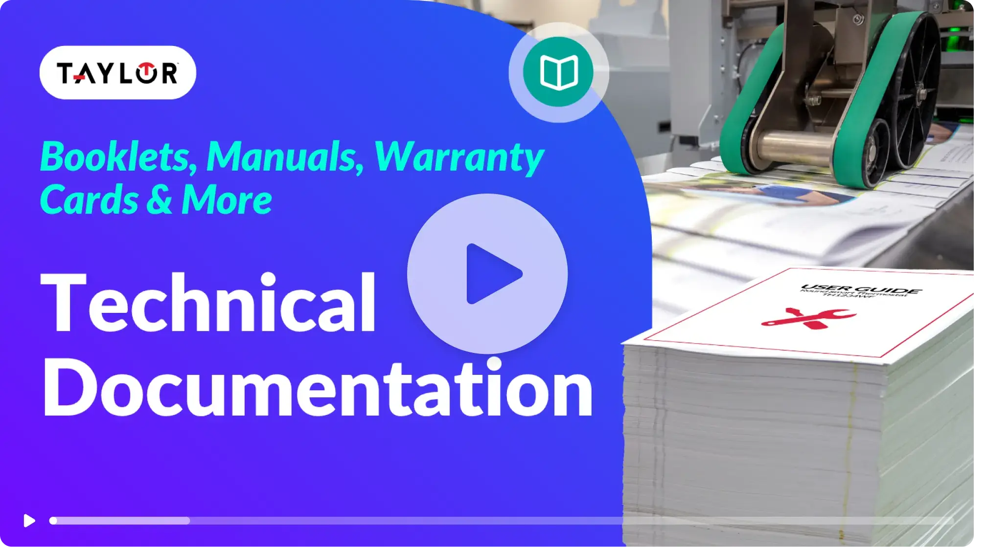 manual printing technical documentation video thumbnail