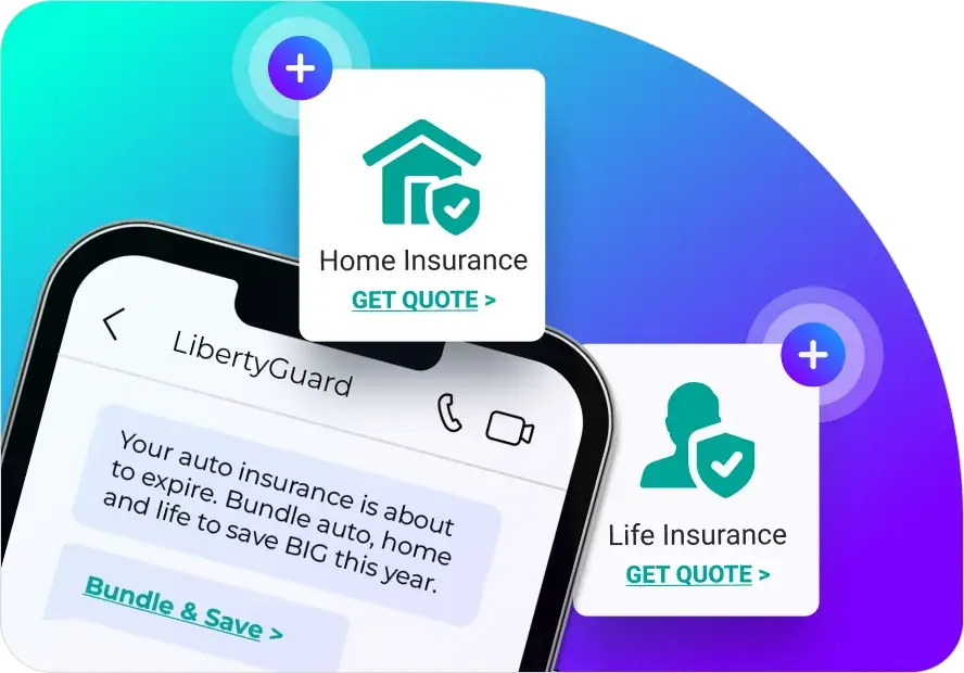 financial-insurance-cross-sell-sms-text