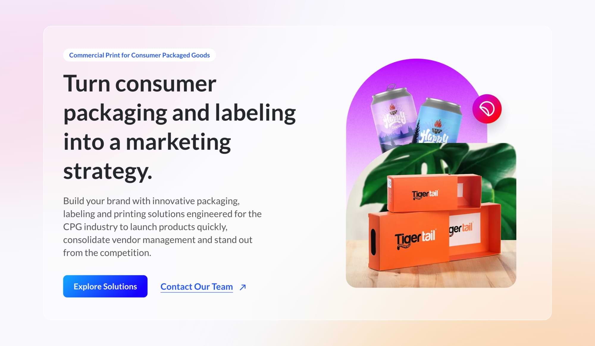 Consumer Packaged Goods | Custom CPG Packaging Solutions | Taylor