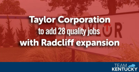 Featured image for article: Taylor Makes Significant Investment in Radcliff, KY